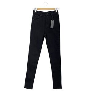 Denim Colab Hyams Skinny Jeans High Rise Black Size 8 Denim #3A17 New NWT
